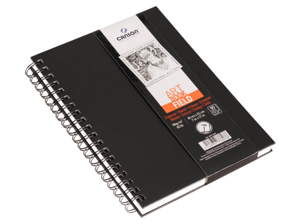 Carnet D'esquisses Canson XL - Reliure à Anneaux Métalliques - A5 - 60 Feuilles - Papier Ivoire - Uni- Papier De Dessin Esquisse Et Pastel - Dessin Artistique